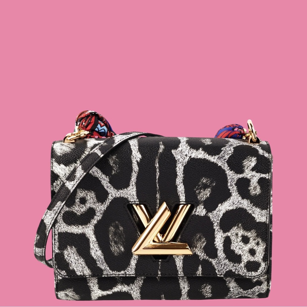 Louis Vuitton Twist MM Snow Leopard